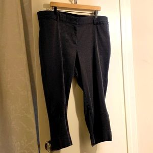 Lane Bryant cropped length pants, size 20 “the Ashley” cuffed hem, with stretch